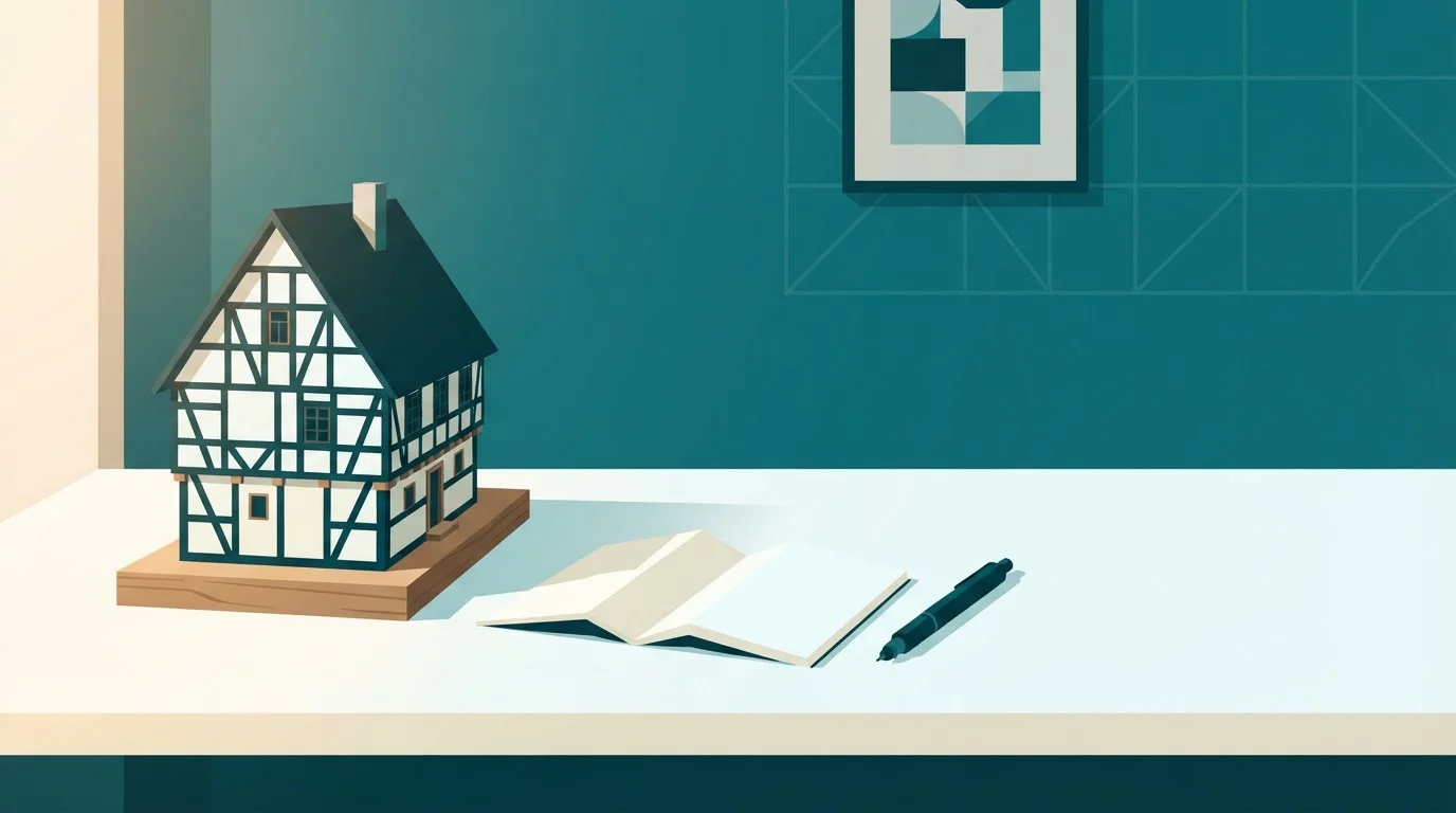 Illustration eines redaktionellen Arbeitsplatzes